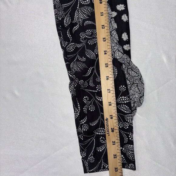 NWT Isabel Marant Etoile Black White Floral Dress Ruffles Zip Long Sleeve Sz 36 - Picture 13 of 16